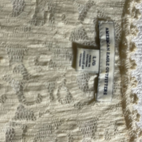 American Eagle Outfitters Cream Lace Mini Dress - Picture 5 of 6